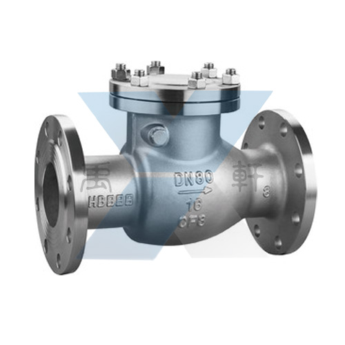 H44W-100P不锈钢法兰止回阀