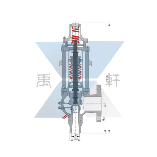 A62Y-P54100V蝶形弹簧式安全阀