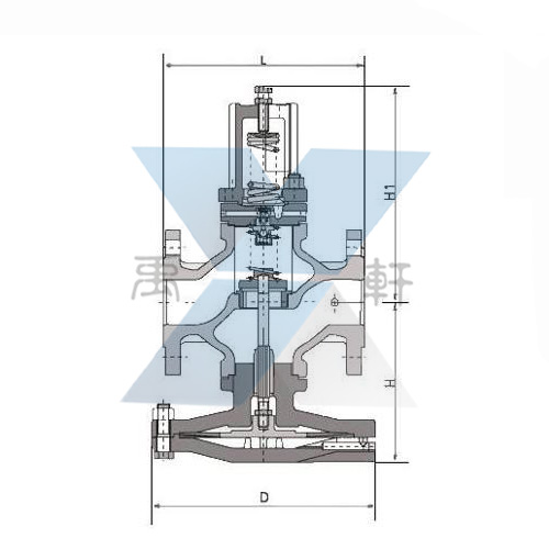 YD43H先导式高灵敏度蒸汽减压阀(图1)