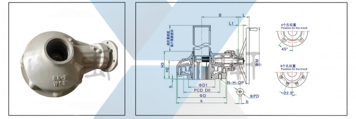 BA-1多回转型阀门电动装置(图2)